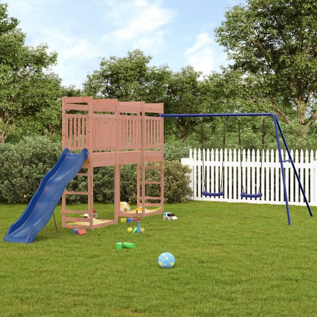 Outdoor Playset Solid Wood Pine