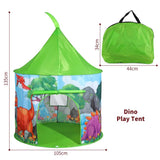 Play Tent Pop Up Indoor or Outdoor Garden Playhouse Dino Tent for Kids Childrens