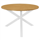 Dining Table White 120x75 cm MDF