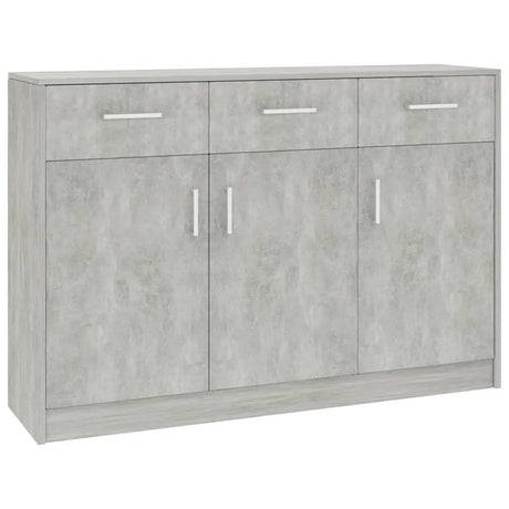 Sideboard White 110x30x75 cm Engineered Wood