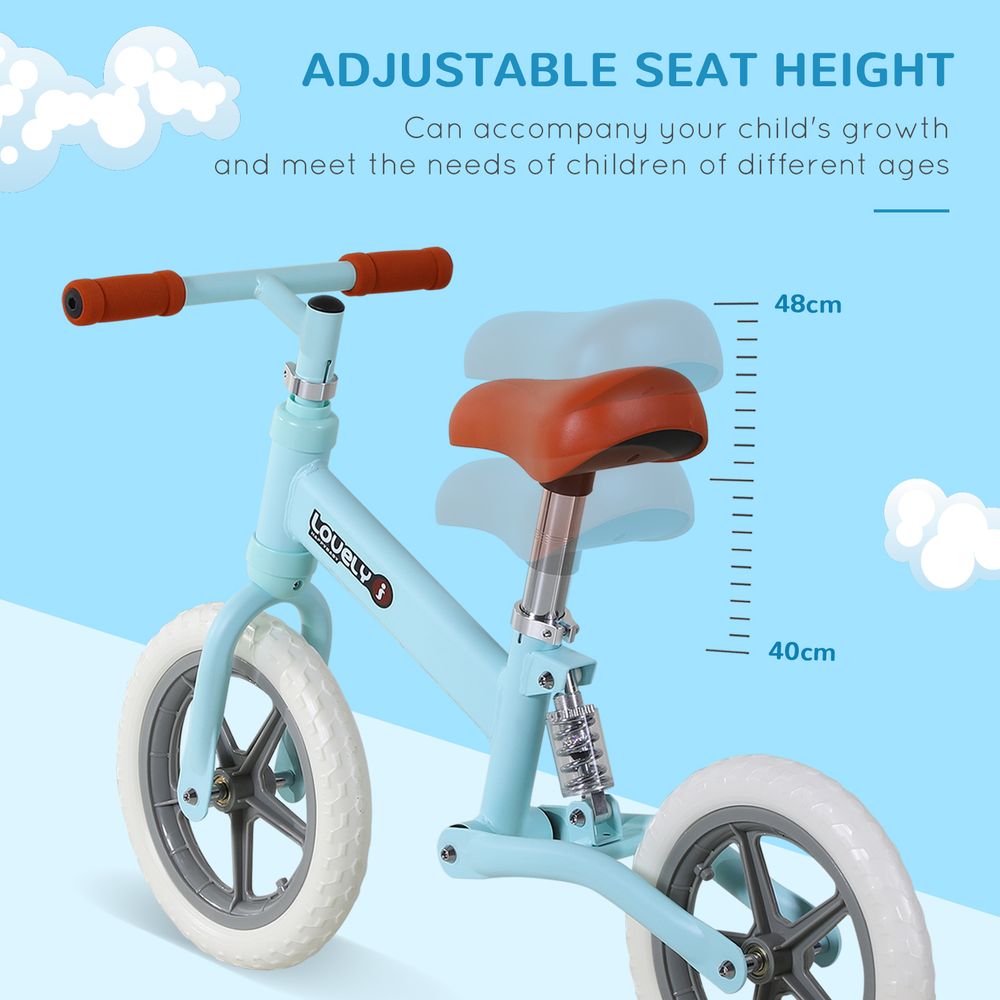 Kid Balance Bike ChildrenBicycle Adjustable Seat 2-5 Years No Pedal