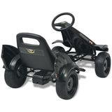 Pedal Go Kart with Adjustable Seat Black