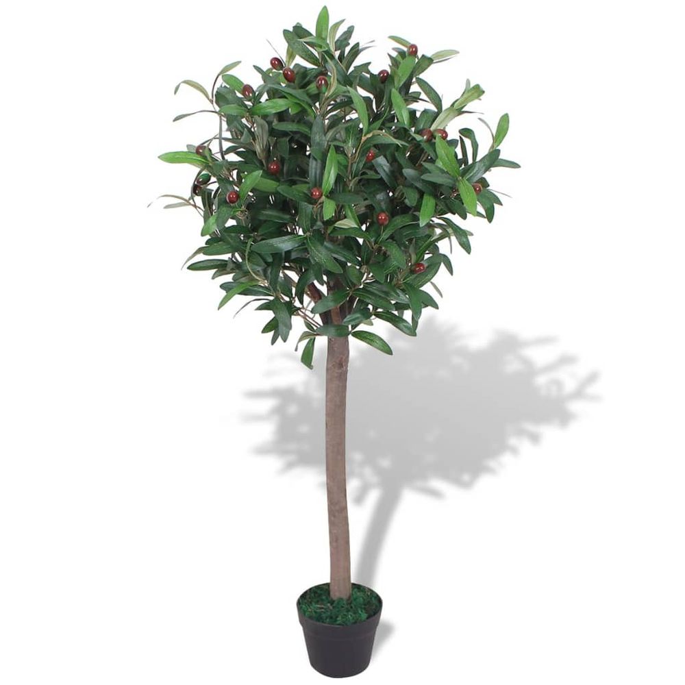 Artificial Bay Tree Plant with Pot 125 cm Green