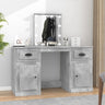 Dressing Table with LED White 130x50x132.5 cm