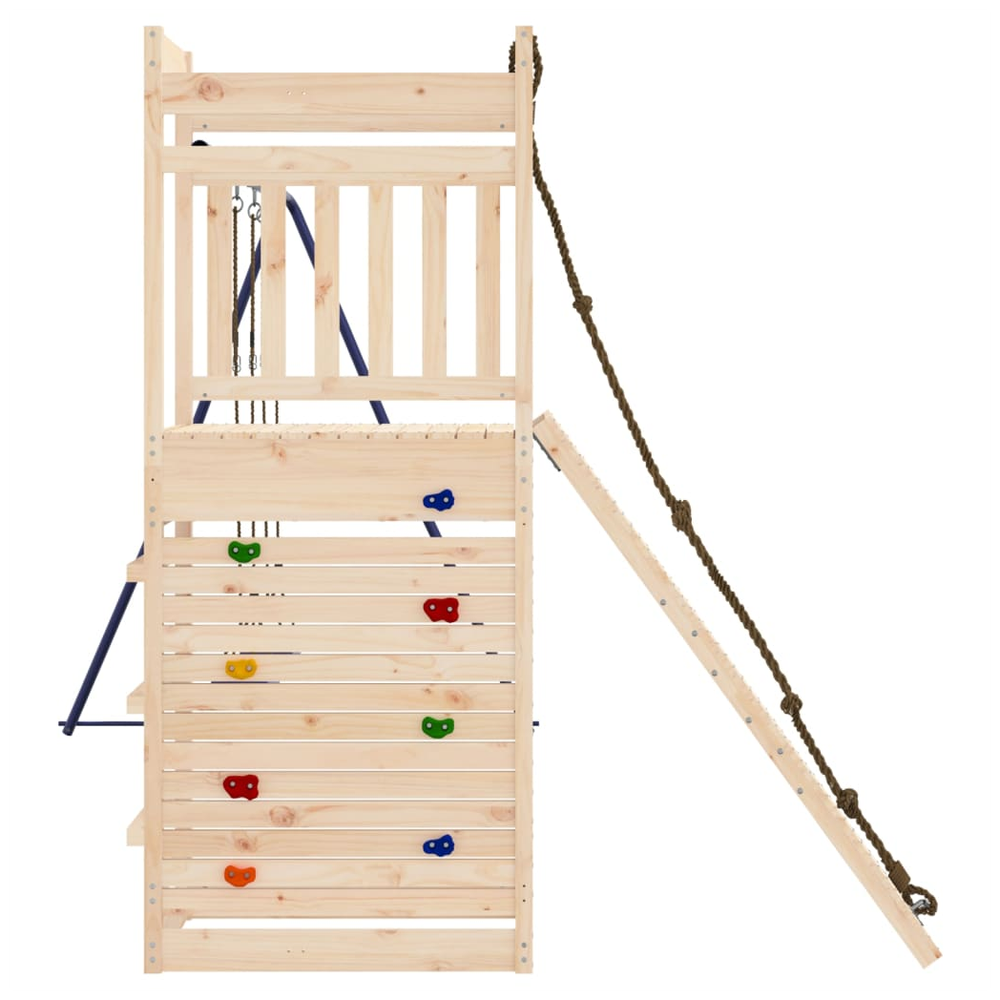 Outdoor Playset Solid Wood Pine