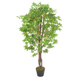 Artificial Plant Maple Tree with Pot Red or Green 120 cm