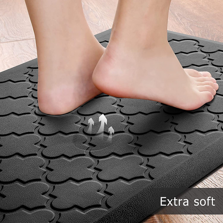 Kitchen Mat Cushioned Anti-Fatigue Floor Mat Waterproof Non-Skid Kitchen Mats Comfort Foam Kitchen Rugs Standing Mat for Floor