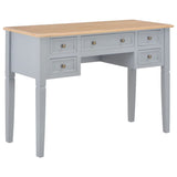 Writing Desk 109.5x45x77.5 cm with 5 Drawers