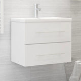 Sink Cabinet with Built-in Basin Engineered Wood