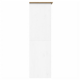 Wardrobe BODO White and Brown 101x52x176.5 cm Solid Wood Pine