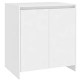 3 Piece Sideboard White Engineered Wood