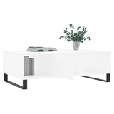 Coffee Table White 104x60x35 cm Engineered Wood