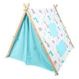 SOKA Camping Countryside Teepee Tent Foldable Play Tent Tipi Canvas for Kids