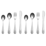 8PC Little Bear Stainless Steel Cutlery Kids Safe Flatware Tableware Set