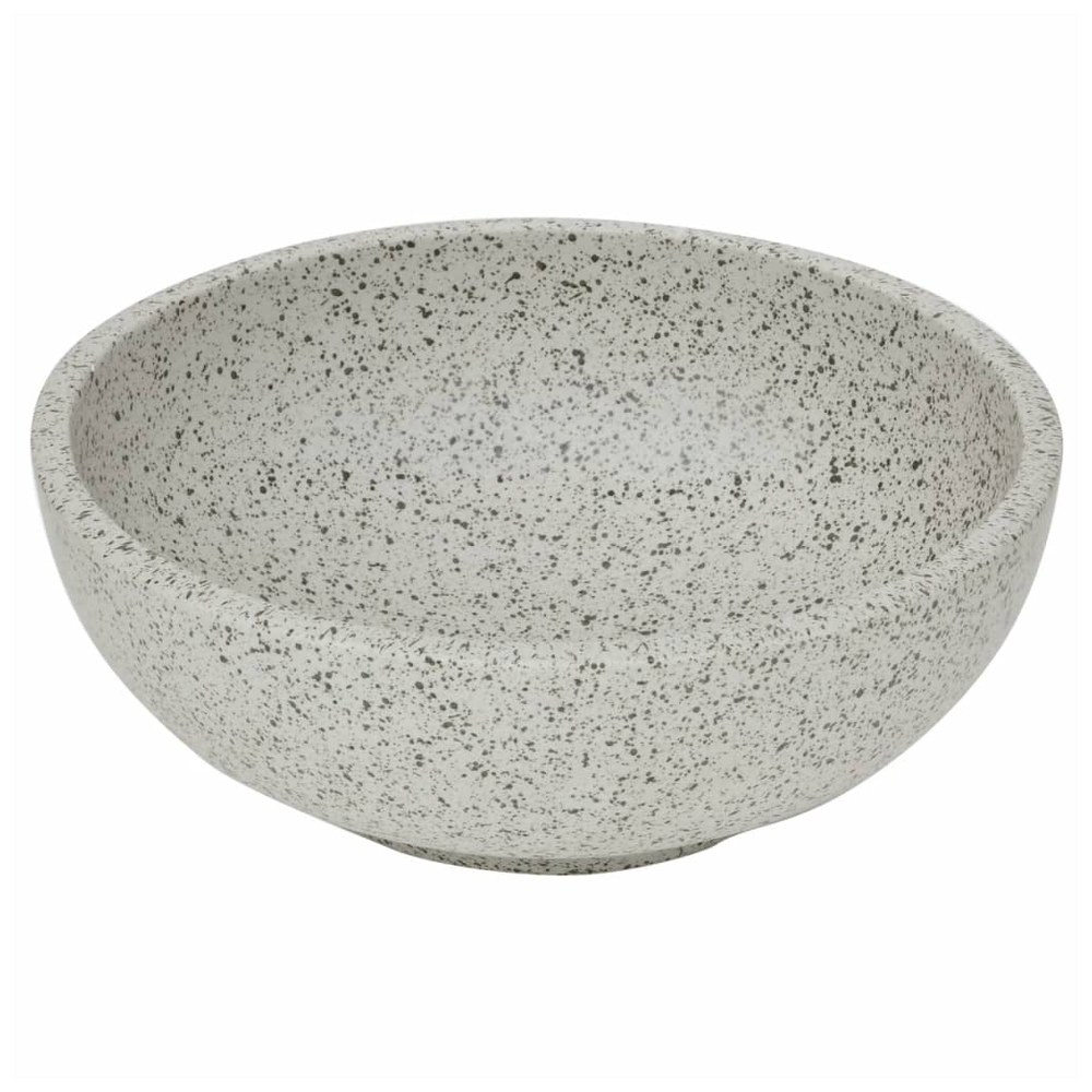 Countertop Basin Grey Round Φ41x14 cm Ceramic