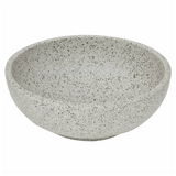 Countertop Basin Grey Round Φ41x14 cm Ceramic