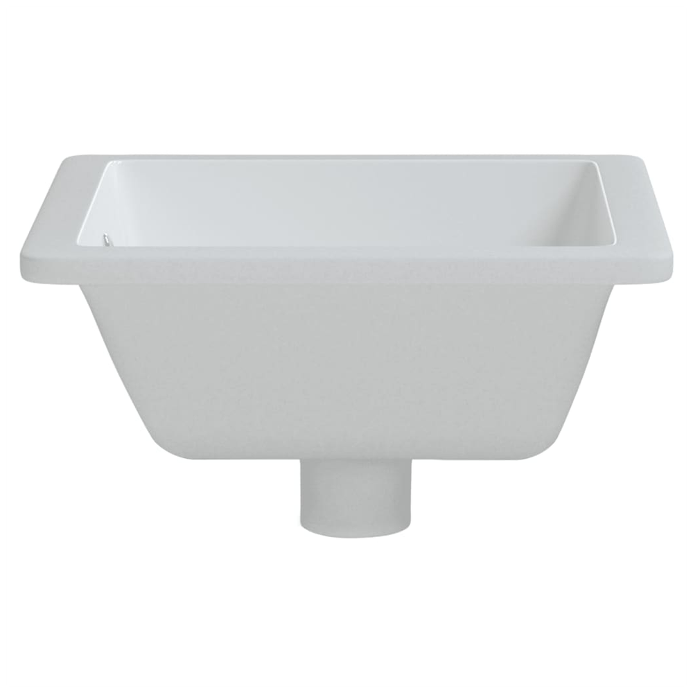 Bathroom Sink White 39x30x18.5 cm Rectangular Ceramic