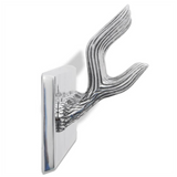 Aluminium Wardrobe Hook Coat Rack Hat/Tie Hanger Silver