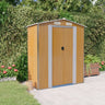 Garden Shed Green 192x108x223 cm Galvanised Steel