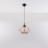 Pendant lamp wood Pompelmo Scandinavian Design E27