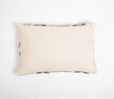 Embroidered Bisect Cotton Lumbar Cushion Cover