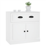 Sideboard White 70x35.5x67.5 cm Engineered Wood