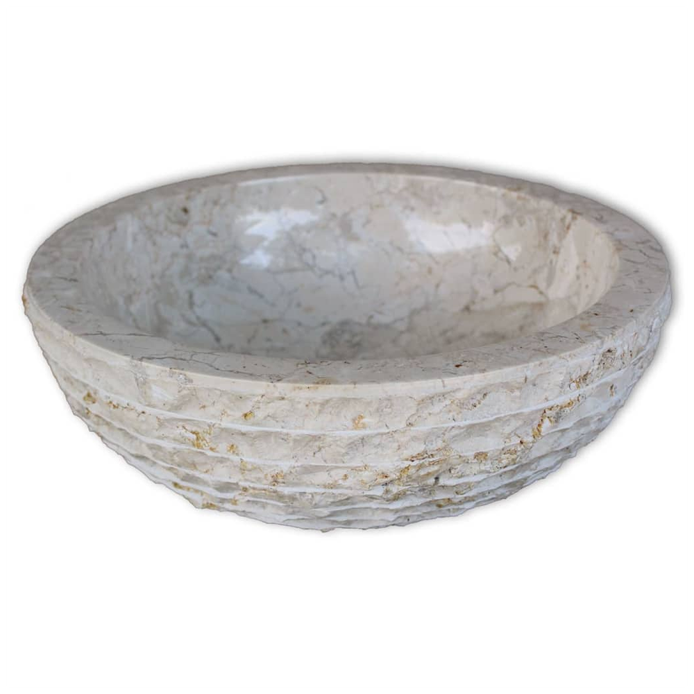 Basin Marble 40 cm Black