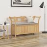 Bench White 107x45x75.5 cm Solid Wood Fir