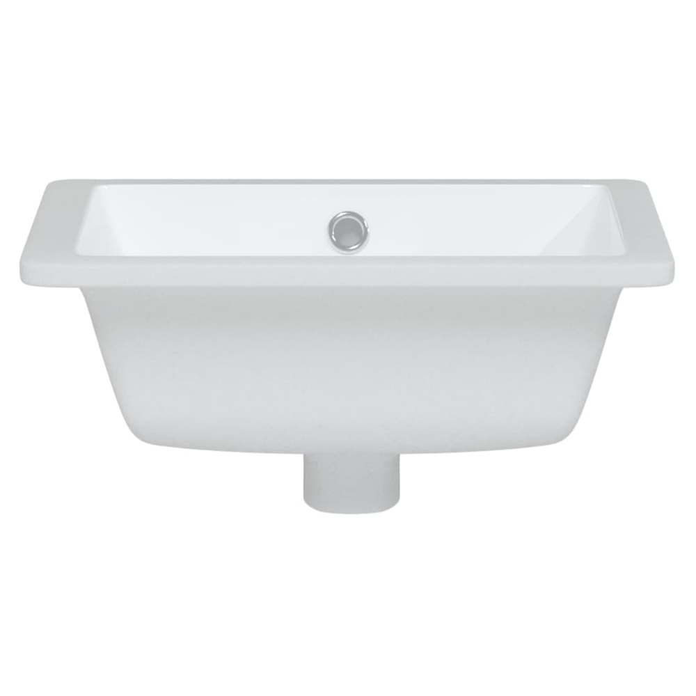 Bathroom Sink White 39x30x18.5 cm Rectangular Ceramic