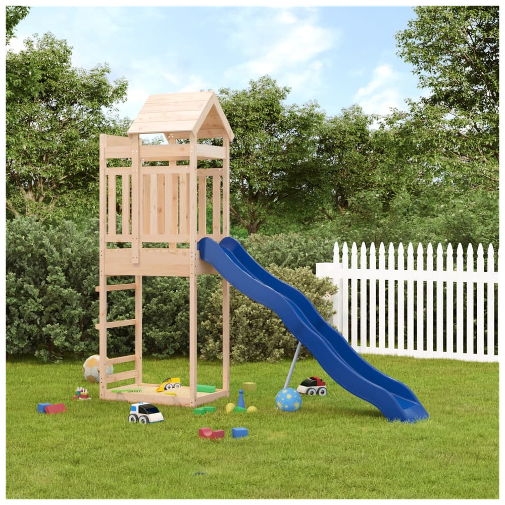 Outdoor Playset Solid Wood Pine