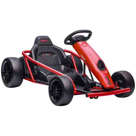 24V Electric Go Kart for Kids with Music, Horn Honking,