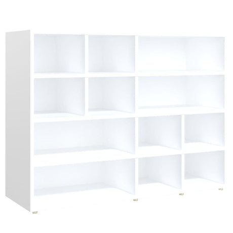 Side Cabinet White 97x32x72 cm Engineered Wood