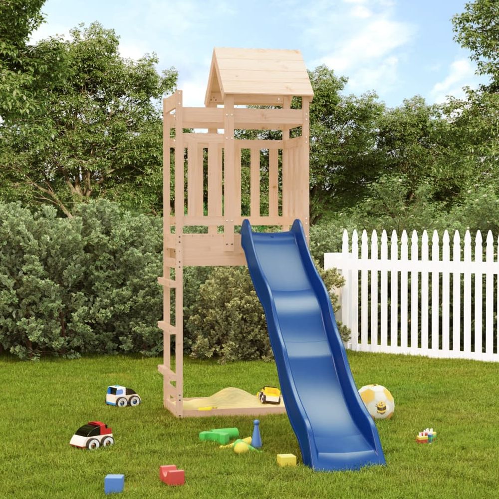 Outdoor Playset Solid Wood Pine