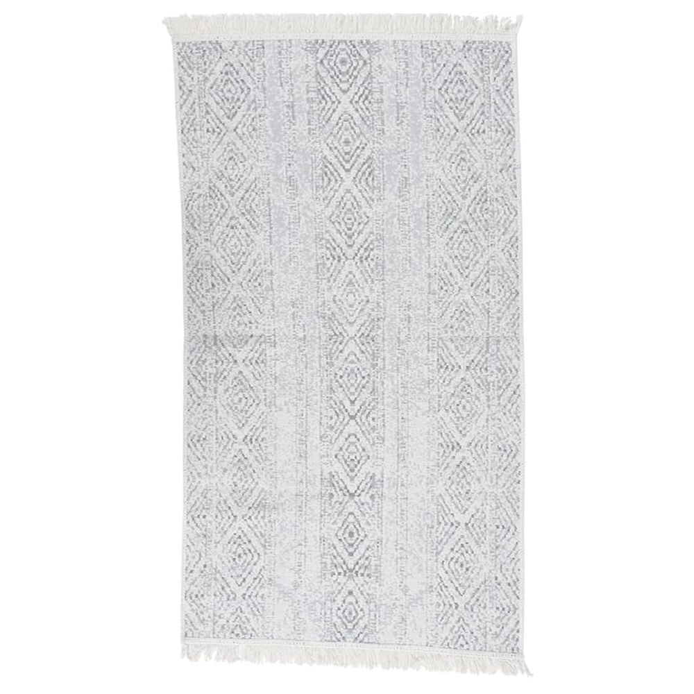 Rug Light Grey 80x150 cm Cotton