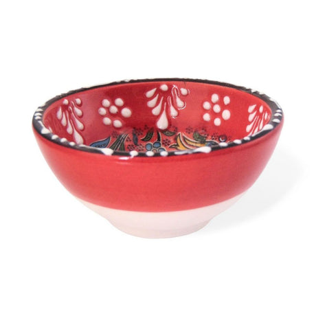 Handmade Ceramic Bowl Tulip Red 8cm