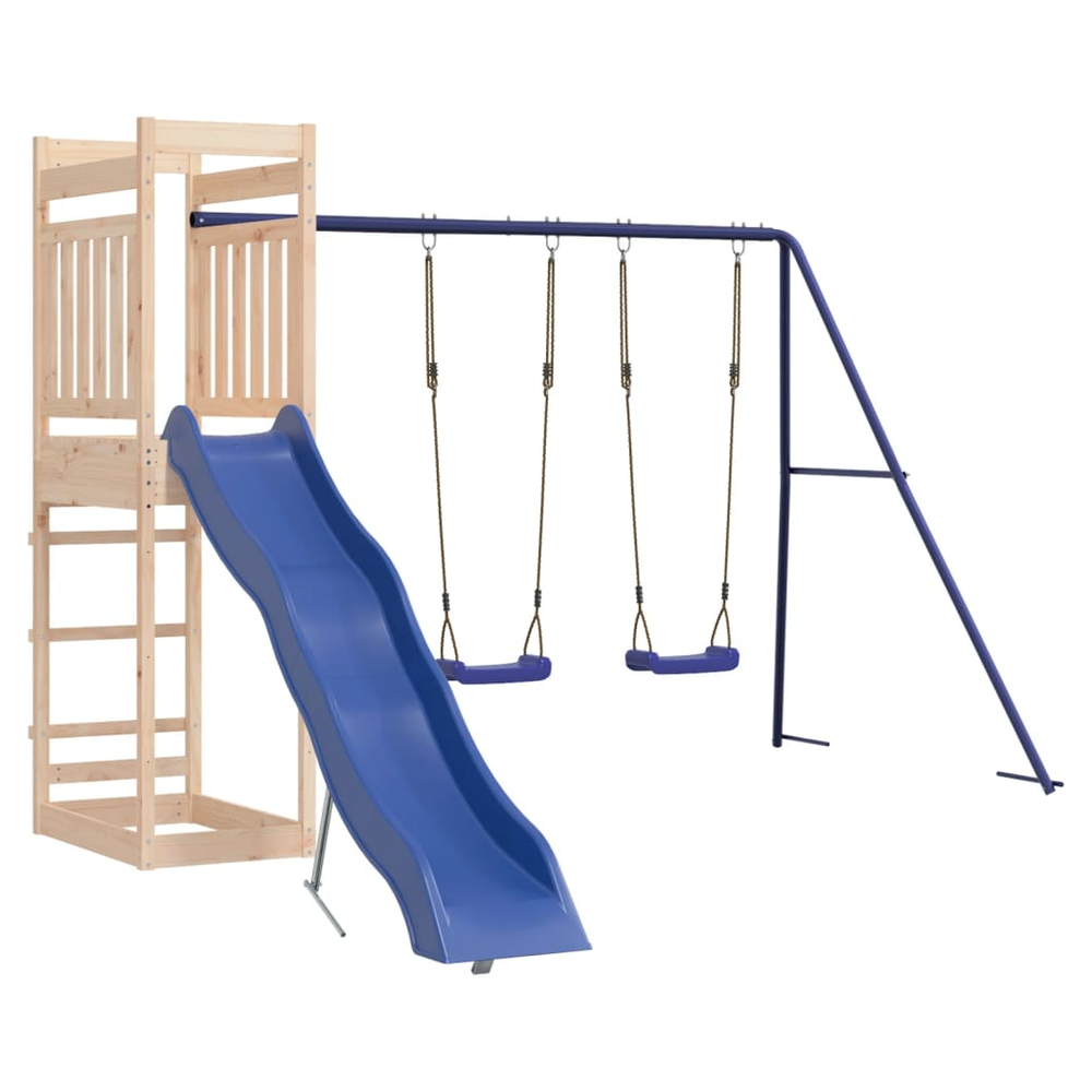 Outdoor Playset Solid Wood Pine