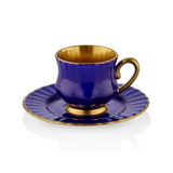 Sophia Coffee Cup and Saucer - Divan Cobalt