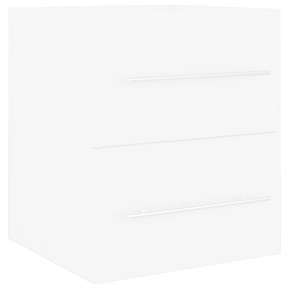 Sink Cabinet White 41x38.5x48 cm Engineered Wood