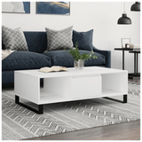 Coffee Table White 104x60x35 cm Engineered Wood