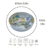 Porcelain Pasta Bowl Nature Forest 15cm