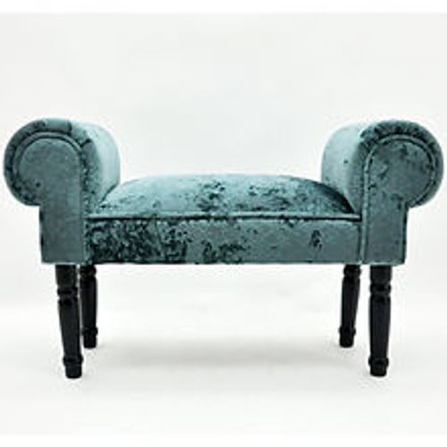 VELVET LUXURY BLUE SMALL WINDOW SEAT