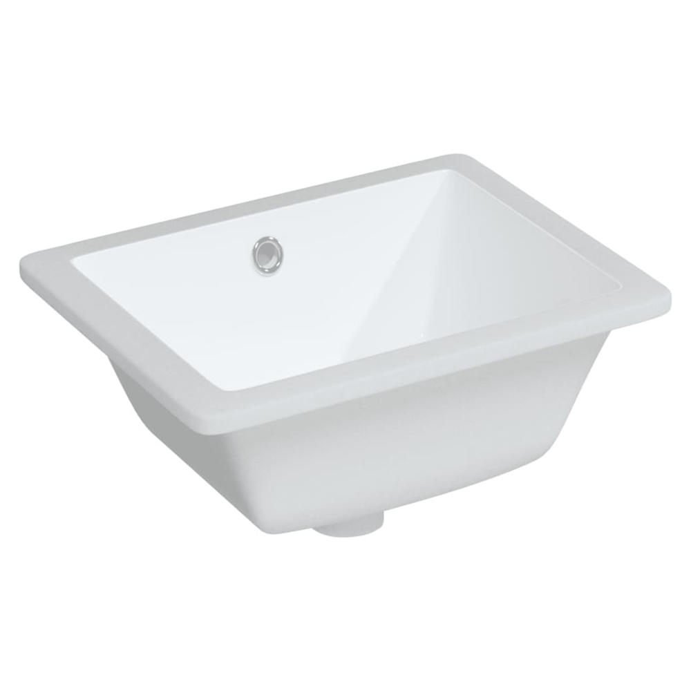 Bathroom Sink White 39x30x18.5 cm Rectangular Ceramic