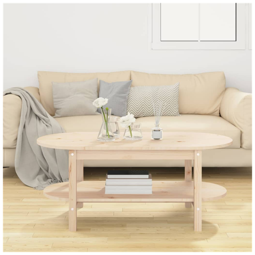 Coffee Table 110x55x45 cm Solid Wood Pine