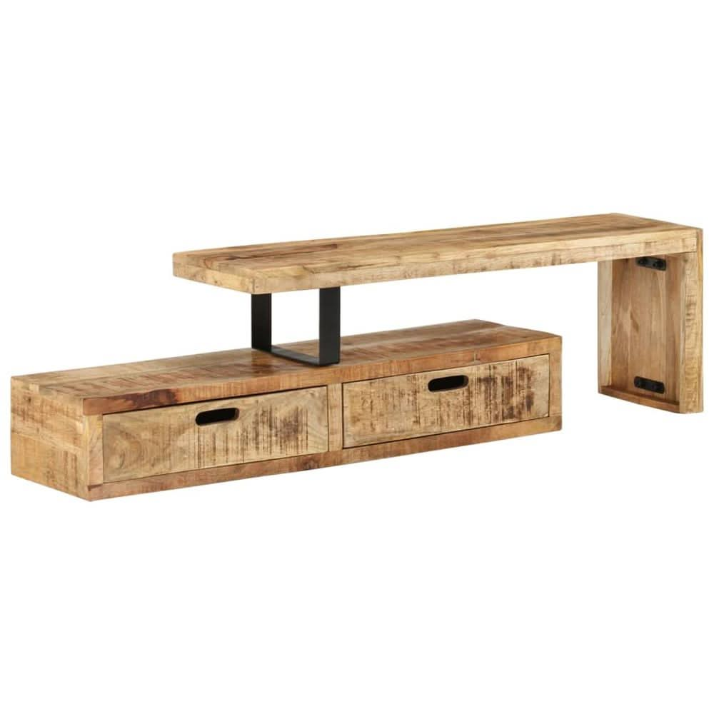 TV Stand Rough Mango Wood