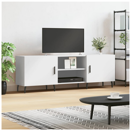 TV Cabinet White 150x30x50 cm Engineered Wood