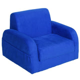 2 In 1 Kids Sofa Armchair Chair Fold Out Flip Open Baby Bed Couch Toddler Sofa