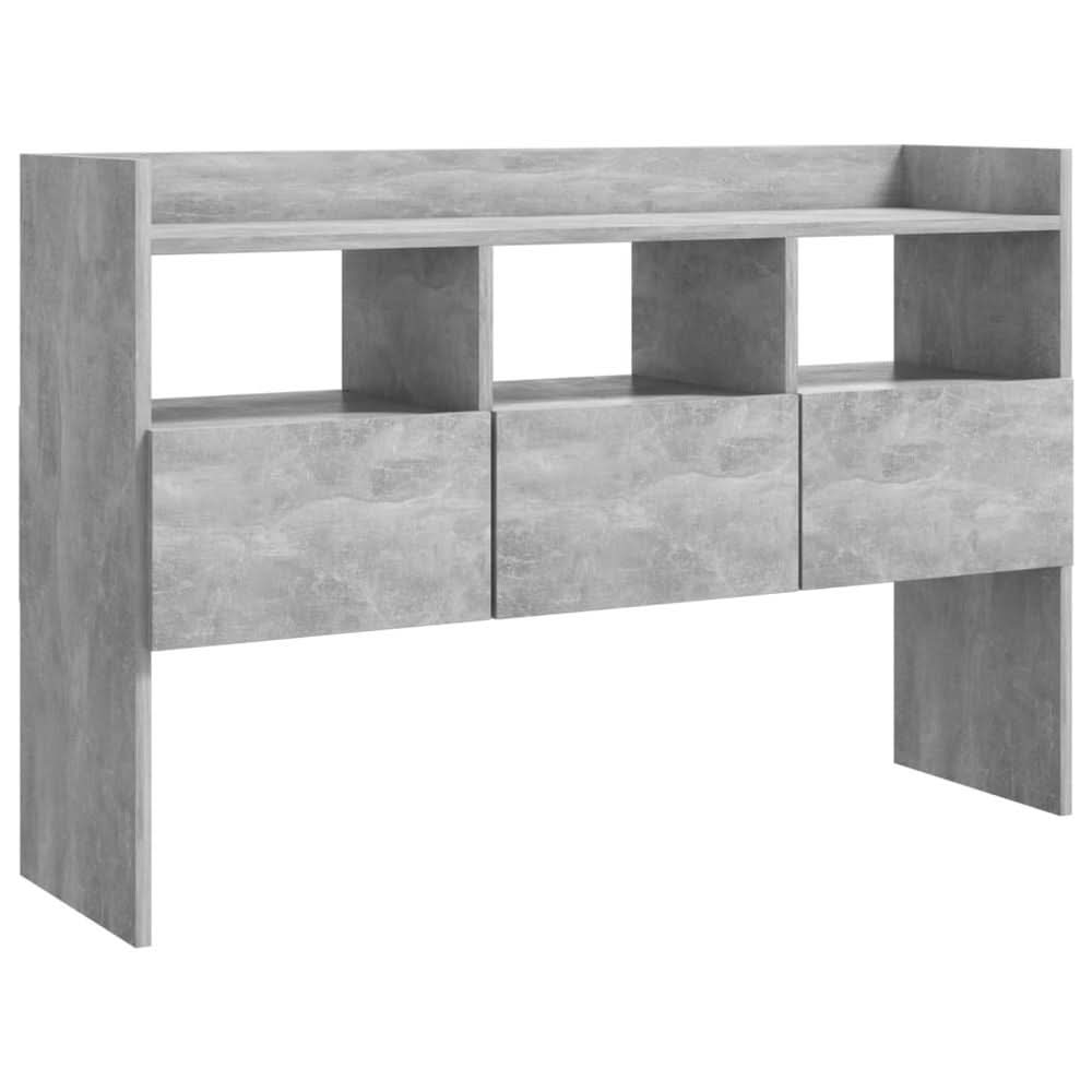 Sideboard Concrete Grey 105x30x70 cm Engineered Wood