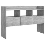 Sideboard Concrete Grey 105x30x70 cm Engineered Wood