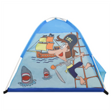 Children Play Tent with 250 Balls Blue 120x120x90 cm