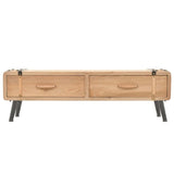 TV Cabinet 110x33x35 cm Solid Firwood